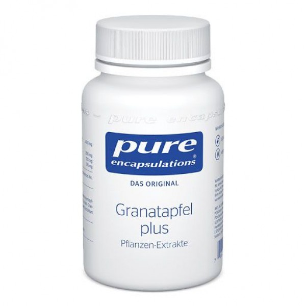 Пищевая добавка с экстрактом граната PURE ENCAPSULATIONS Granatapfel Plus Kapseln 60 шт Pro medico Пищевая добавка с экстрактом граната PURE ENCAPSULATIONS Granatapfel Plus Kapseln 60 шт Pro medico